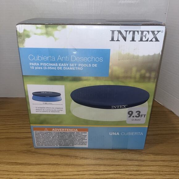 New Intex 10' Diameter #28021E Above Ground Swimming Pool Debris Cover Round - Picture 5 of 5